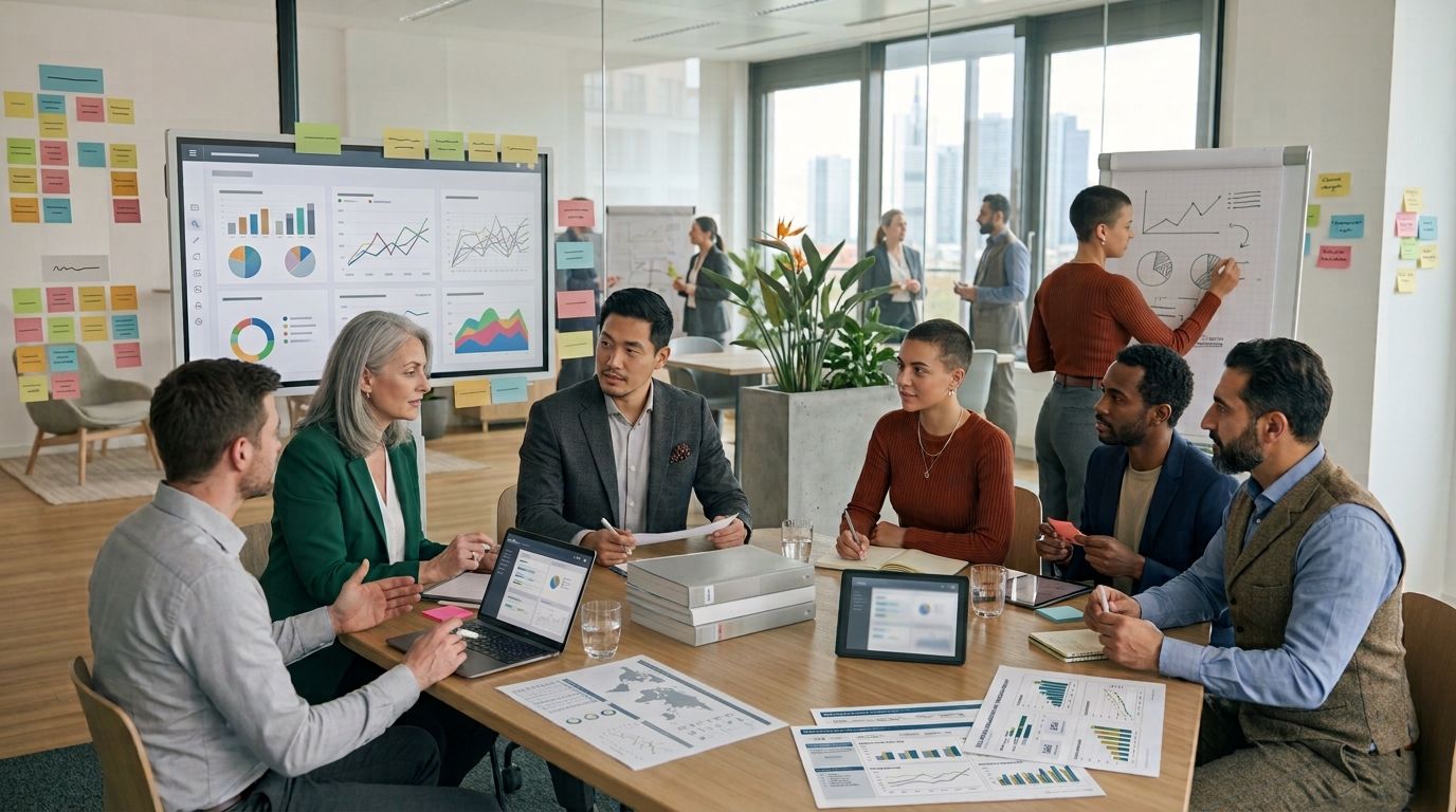 Sales-Training in einer professionellen Workshop-Situation
